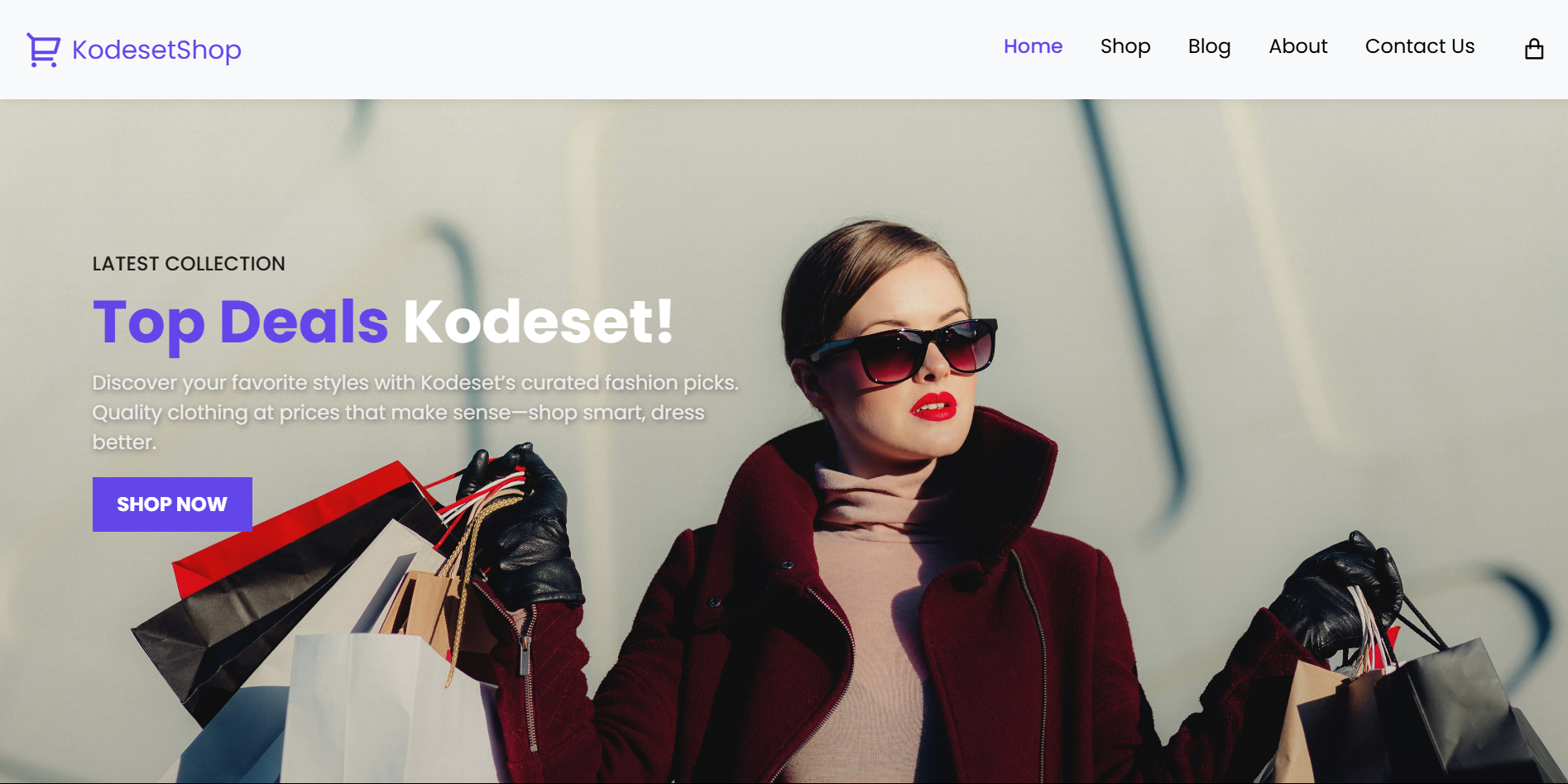 Modern E-Commerce Front-End Template | HTML, CSS, JS, Bootstrap